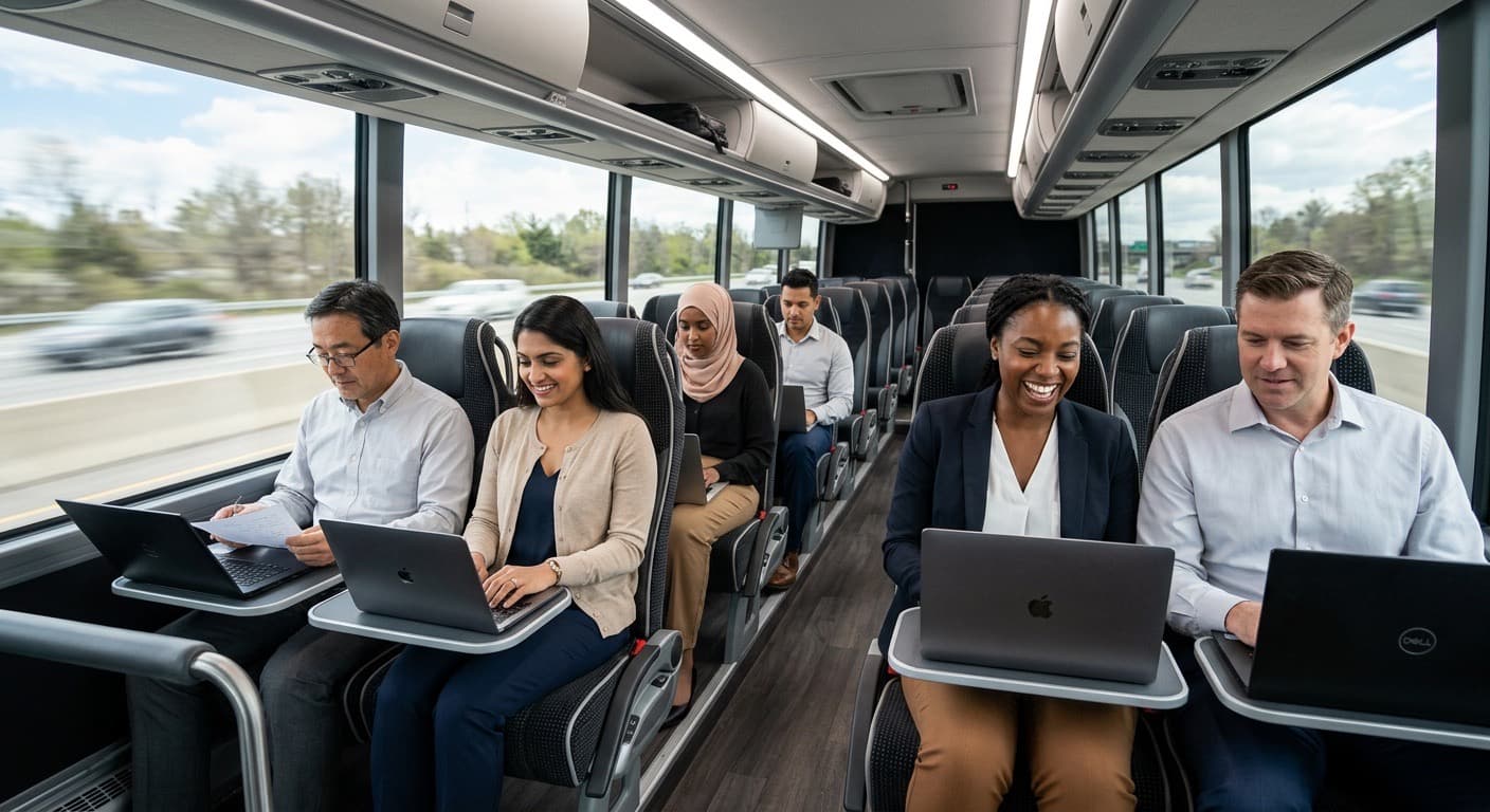 Corporate Events party bus in Coral Springs