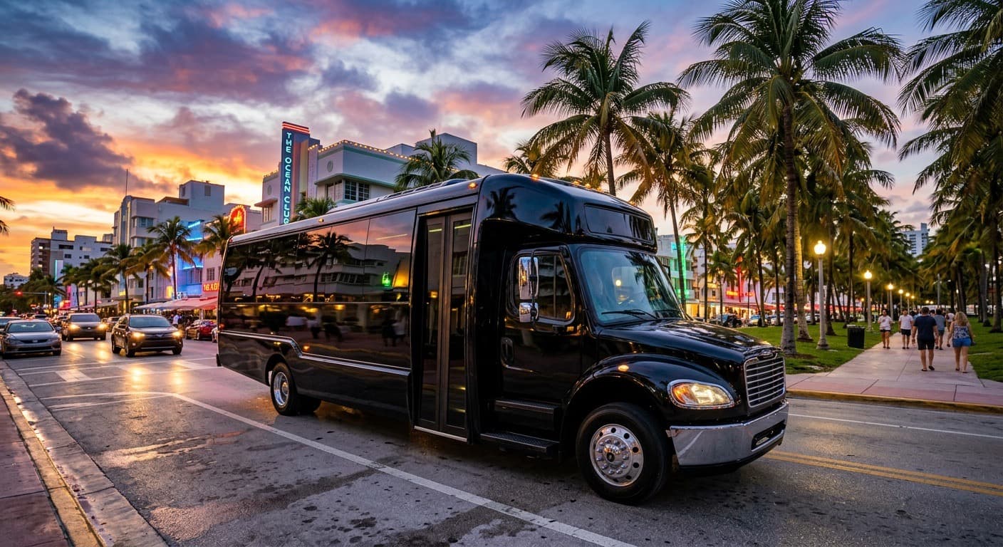 Mid-Size Party Bus party bus in Coral Springs